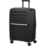 Samsonite Neo Flux - Spinner M, Genişletilebilir Çanta, 68 Cm, 86/96 L, Siyah (Siyah)