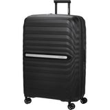 Samsonite Neo Flux - Spinner Xl, Genişletilebilir Çanta, 81 Cm, 130/145 L, Siyah (Siyah)