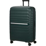 Samsonite Neo Flux - Spinner Xl, Genişletilebilir Çanta, 81 Cm, 130/145 L, Yeşil (Orman Yeşili) - Siyah