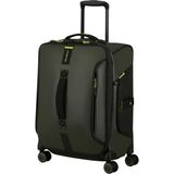 Samsonite Paradiver Light - El Bagajı Bavul 55 x 40 x 23 Cm, Easyjet, Wizz Air & Most Airlines Için Yumuşak Bagaj Kabin Bavul, 48L, Yeşil (Orman Yeşili) - Siyah