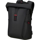 Samsonite Paradiver Light - Genişletilebilir Katlanır Dizüstü Bilgisayar Sırt Çantası 17,3 Inç, 49 Cm, 25/35 L, Siyah