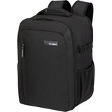Samsonite Roader - Kabin Sırt Çantası 40X30X20 cm - Ryanair, Wizz Air & Vueling Için El Bagajı, Dizüstü Bilgisayar Bölmeli Koltuk Altı Çantası 15,6", 26 L, 0,70 Kg, Siyah (Koyu Siyah)