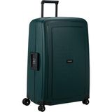 Samsonite S'cure - Spinner L, Çanta, L 75 Cm, 102 L, Yeşil (Koyu Turkuaz) - Siyah