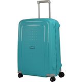 Samsonite S'cure - Spinner M Çanta, M (69 Cm), 79 L, Mavi (Su Mavisi) - Siyah