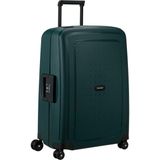 Samsonite S'cure - Spinner M, Çanta, M (69 Cm), 79 L, Yeşil (Koyu Turkuaz) - Siyah