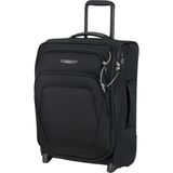 Samsonite Spark Sng Eco - El Bagajı Valizi, 2 Rulo Dik Yumuşak Bagaj 55 x 40 x 20/23 Cm, Havayolu Uyumlu Ryanair ve Easyjet, Genişletilebilir, 48,5/57 L - Siyah (Siyah)