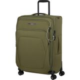 Samsonite Spark Sng Eco - Yumuşak Bagaj Valizi 67 cm Orta - 4 Tekerlekli Araba, Tsa Kilitli, Hafif ve Genişletilebilir - Yeşil (Zeytin) - Siyah