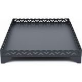 Samsun Soba 63X90 cm Soba Altlığı - Stella ve Safir Model Döküm Soba Ile Uyumlu - 2.5 mm Kalın Sac - Isıya Dayanıklı Koruyucu Panel - Kalp Motif