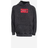 Samsun Spor Oversıze Sırt Baskılı Kapüşonlu Sweat - XL - Füme