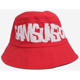 Samsun Spor Samsunspor Yazılı Balıkçı Şapka - Standart - Kırmızı