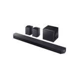 Samsung 11.1.4 Kanal 810 W Siyah Soundbar, Dolby Atmos Destekli Güçlü Ev Sinema Sesi, Kablosuz Bağlantı ve HDMI Uyumu ile Ev Sineması ve