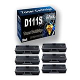 Samsung 111S MLTD111S M2020W M2070 M2070FW M2020 M2022 M2022W (6-Pack Black) AURA TONER