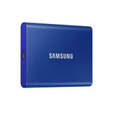 Samsung 1TB T7 Serisi Mavi USB 3.2 (Okuma 1050MB / Yazma 1000MB) Harici SSD