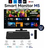 Samsung 27 Inç Full Hd Smart Tv Wi-Fi Bluetooth 60 Hz 4 Ms Dahili Hoparlörlü LED Ekran 1920 x 1080 Akıllı Monitör + Klavye - Renk