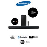 Samsung 3 boyutlu ses Q Serisi Dolby Atmos&DTS:X 360W Soundbar HWQ600- Çoklu BağlantıTüm TV Marka Uyumu