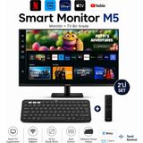 Samsung 32 Inç Fhd Smart Tv Deneyimi Sunan Wi-Fi Bağlantılı LED Ekran 1920 x 1080 Çözünürlük Wi-Fi Bağlantılı LED Ekran + Klavye - Renk