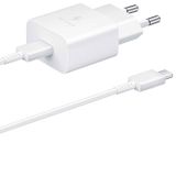 Samsung 3A 15W Type-C Çıkışlı 1 m Kablolu Beyaz Şarj Aleti Set