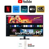 Samsung 4K Ultra HD HDR10 Monitör 109 Ekran 43" Wi-Fi Bağlantı Smart Slim Monitör- TV