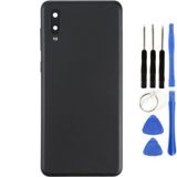 Samsung A02 Sm-A022f Uyumlu Arka Pil Kapağı Siyah + Tamir Seti