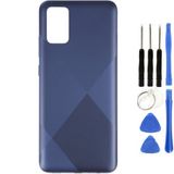 Samsung A02s Sm-A025f Uyumlu Arka Pil Kapağı Mavi + Tamir Seti