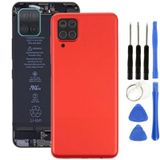 Samsung A12 Sm-A215f Uyumlu Arka Pil Kapağı Kırmızı + Tamir Seti
