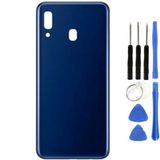 Samsung A20 Sm-A205f Uyumlu Arka Pil Kapağı Mavi + Tamir Seti