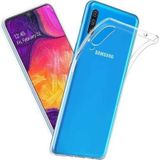 Samsung A20S Şeffaf Slikon Kılıf - 02 MM Şeffaf Telefon Kılıfı