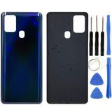 Samsung A21s Sm-A217 Uyumlu Arka Pil Kapağı Mavi + Tamir Seti
