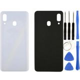 Samsung A30 Sm-A305f Uyumlu Arka Pil Kapağı Beyaz + Tamir Seti