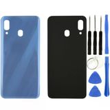 Samsung A30 Sm-A305f Uyumlu Arka Pil Kapağı Mavi + Tamir Seti