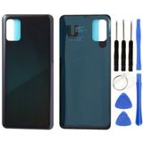 Samsung A31 Sm-A315 Uyumlu Arka Pil Kapağı Siyah + Tamir Seti