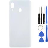 Samsung A40 Sm-A405 Uyumlu Arka Pil Kapağı Beyaz + Tamir Seti