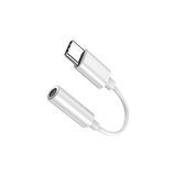Samsung A53 5g Uyumlu Type-C Kulaklık Dönüştürücü 3.5 mm Jack Girişli Ses Adaptörü - Siyah