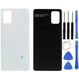 Samsung A72 Sm-A725f Uyumlu Arka Pil Kapağı Beyaz + Tamir Seti