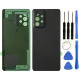 Samsung A73 5G Sm-A736 Uyumlu Arka Pil Kapağı Siyah + Tamir Seti