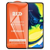 Samsung A80 Ekran Koruyucu 21D Tam Kaplayan Kavisli