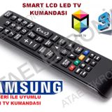 Samsung Aa59 Serisi Tüm Modeller Smart Hub Tuşlu Led Tv Televizyon Akıllı Kumandası Kısa Model