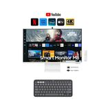 Samsung Airplay Desteği Apple-Android Kablosuz Bağlantı 32 Inç 4K Akıllı-Smart Monitör Tv M8 M80c Beyaz Slim Tasarım Premium Gövde+ Logitech