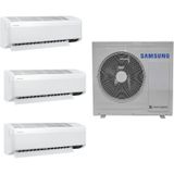 Samsung AJ100TXJ5KH/EA Wind Free Multi 10 kW 1 Dış + 3 İç Ünite (9+12+24) Btu Duvar Tipi Klima