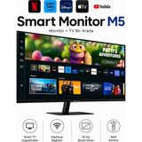 Samsung Akıllı Tizen Işletim Sistemli 32 Inç Full Hd LED Monitör Hoparlörlü Wi-Fi Bluetooth Destekli Çok Amaçlı Ekran, Akıllı Tv, 1920 x 1080 Çözünürlük - Renk