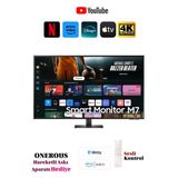 Samsung Akıllı Tv-Monitör 109 Ekran 43" Wi-Fi Apple Android Kablosuz Görüntü Aktarım-Duvar Montaj Aparatı