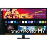 Samsung Dahili Hoparlörlü 43" 4K 60Hz 4ms Smart Monitör Tv Sesli Komut ve Uzaktan Bağlantı Özellikli