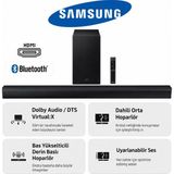 Samsung Dts Virtual ve Dolby Audio Destekli 2.1 Kanal Tv Ses Sistemi, Kablosuz Subwoofer, Derin Bas Modu ve Içeriğe Uyum Sağlayan Akıllı Ses - Siyah