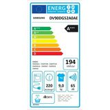 Samsung Dv90dg52a0aeah A++ 9Kg Kurutma Makinesi Beyaz (Dv90cgc0a0aeah)