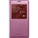 Samsung EF-CG900BPEGWW S5 Noktalı Pembe S-View Kılıf