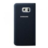 Samsung EF-CG920BBEGWW Galaxy S6 S-View Tekstil Siyah Cep Telefonu Kılıf