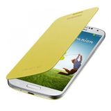 Samsung EF-FI950BYEGWW S4 I9500 Sarı Kapaklı Kılıf