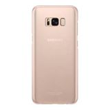 Samsung EF-QG955CPEGWW Samsung Galaxy S8+ Şeffaf Koruyucu Pembe Kılıf