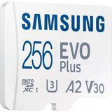Samsung Evo Plus Mb-Mc256Sa Class 10 Uhs-I U3 A2 V30 256 Gb Micro Sd Kart