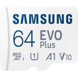 Samsung EVO Plus microSDXC Hafıza Kartı 64 GB, 160 MB/s, U1, V10, A1, ‎MB-MC64SA/TR